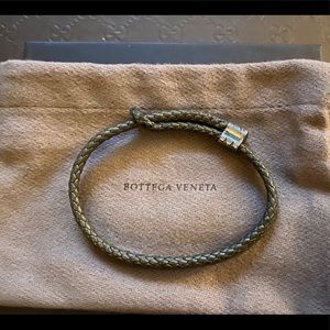 Bottega Veneta Men's Woven Leather Bracelet